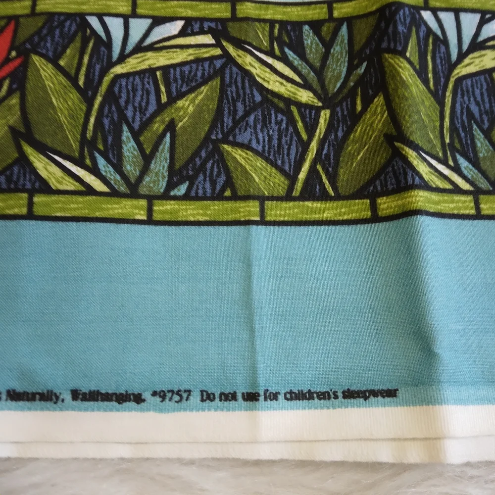FABRIC PANEL "The Lord In My Shepherd 1 Ydx42 In Makes Lap Quilt Or Wall Hanging - Picture 11 of 11